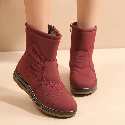 Women's Waterproof Warm Cotton Snow Boots