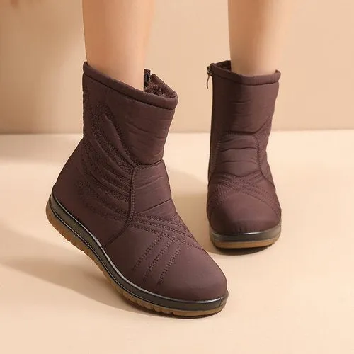 Women's Waterproof Warm Cotton Snow Boots