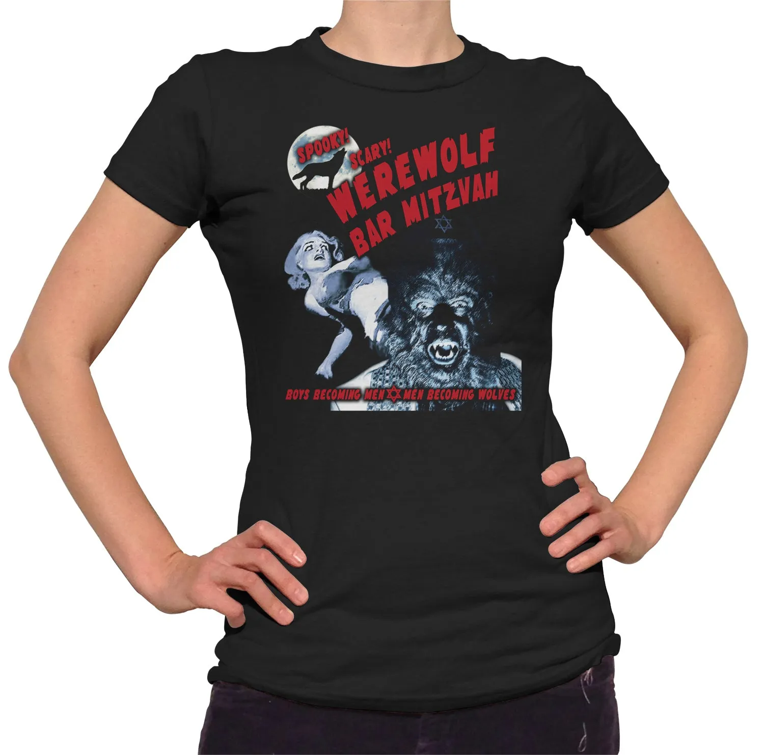 Women's Werewolf Bar Mitzvah T-Shirt - By Ex-Boyfriend