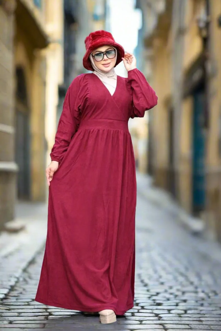 Women's winter abaya