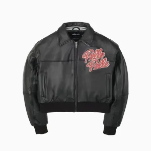 Women's World Famous Soda Club Leather Jacket