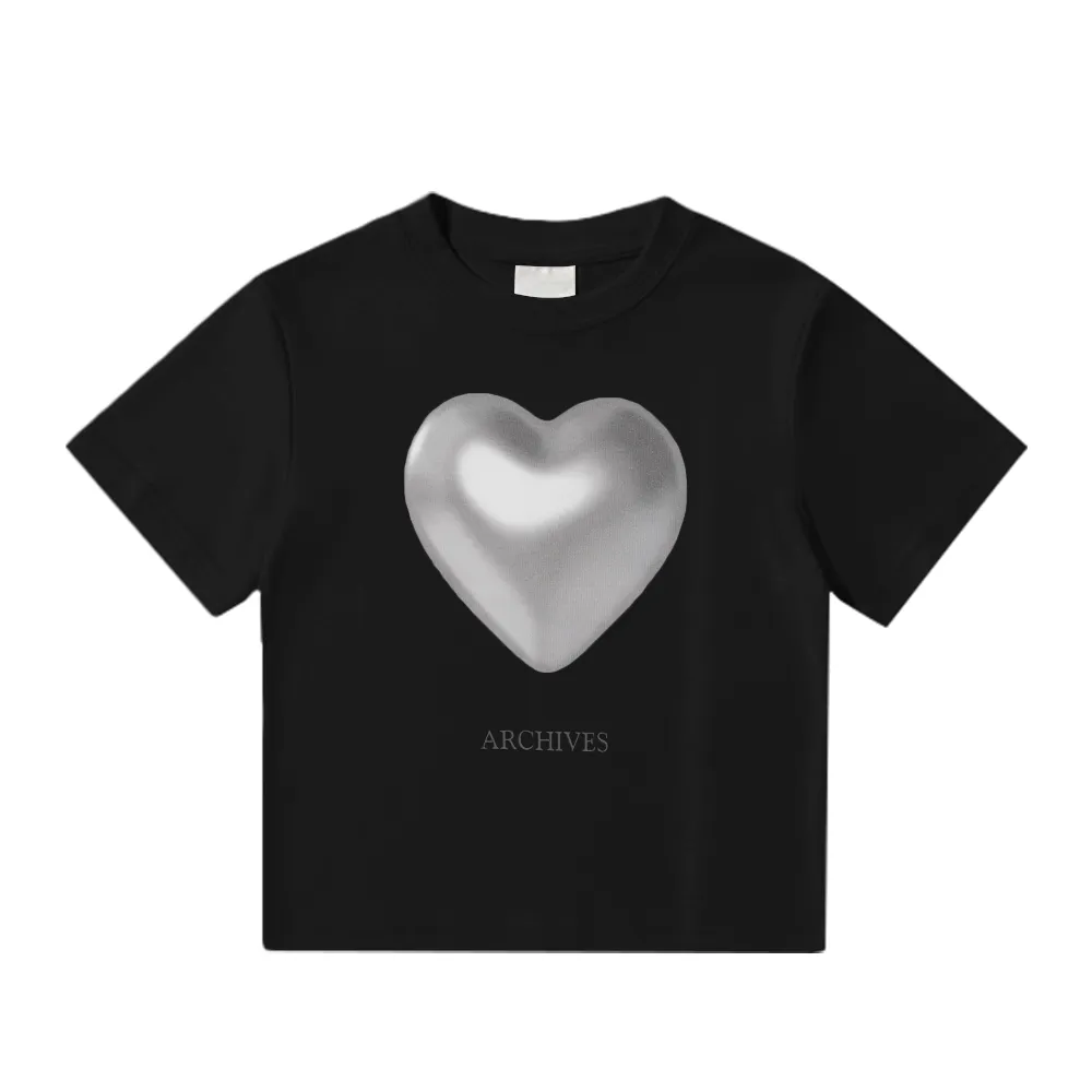 Women's Y2k Hot Girl Heart T-Shirt
