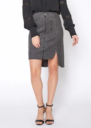 Women's Zip Front Skirt