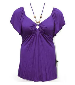 Wooden Bead Strap Top