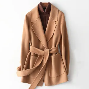 Wrap Collar™ | Women's Slim Fit Coat | Lightweight Fabric, Stylish Design & Comfortable Wear