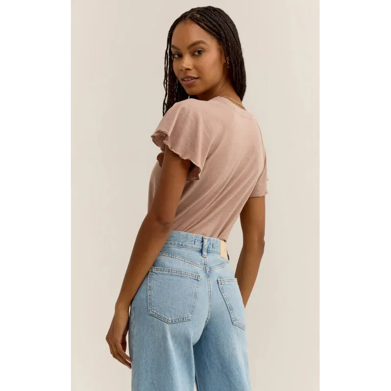 Z Supply Abby Flutter Tee