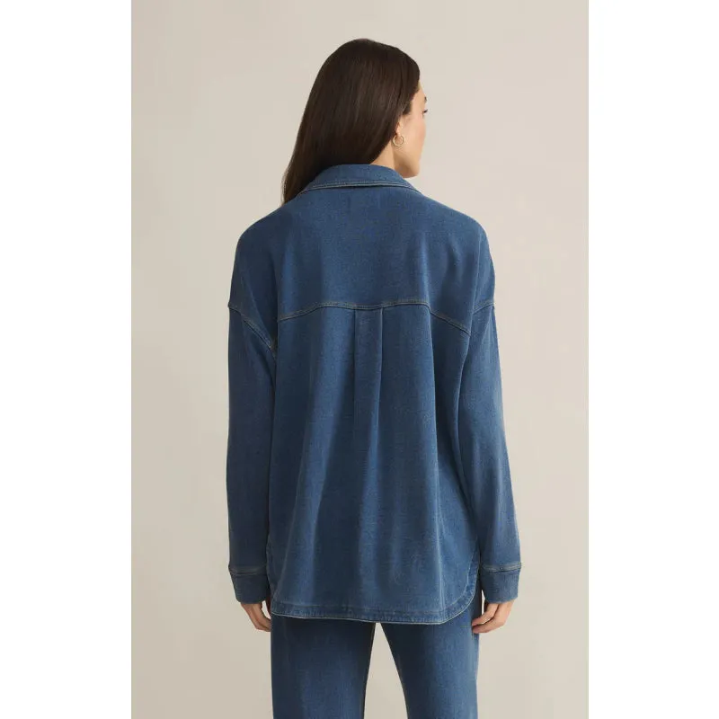 Z Supply All Day Knit Denim Jacket