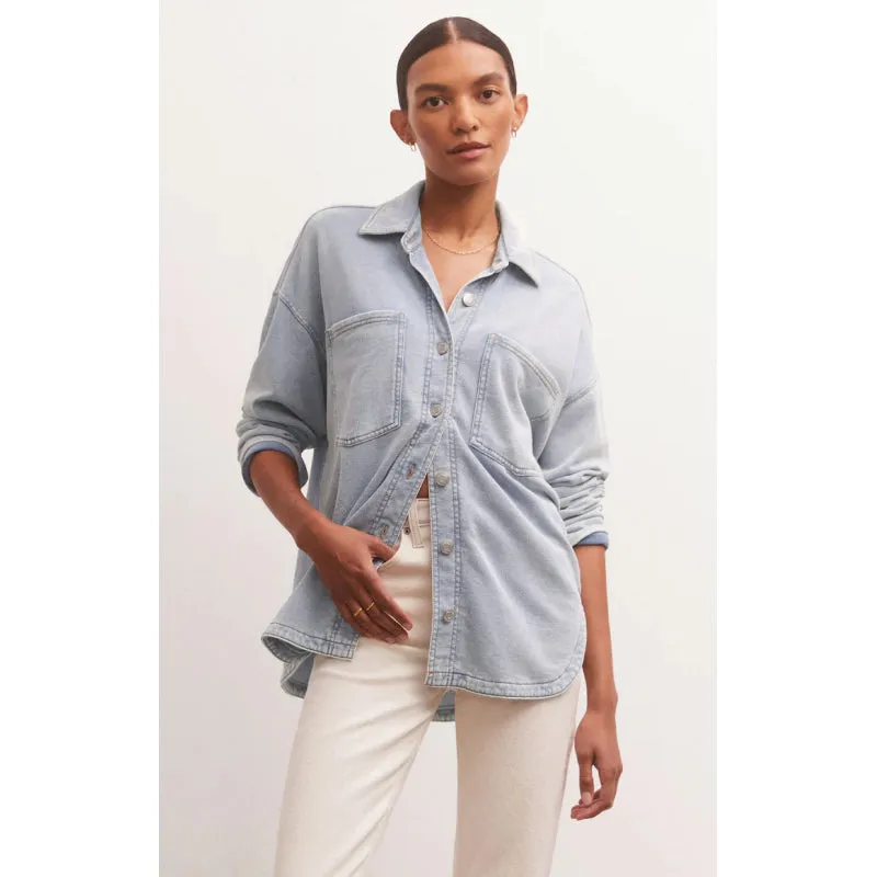 Z Supply All Day Knit Denim Jacket