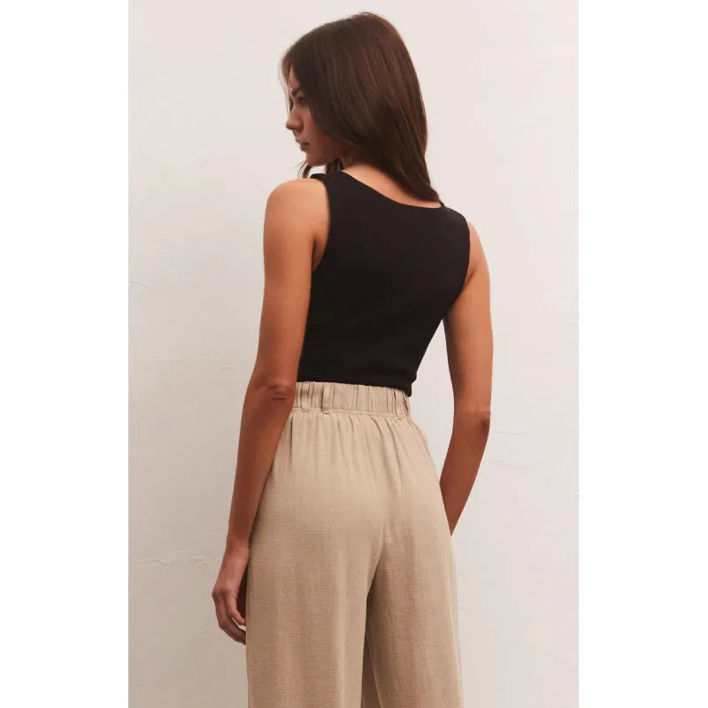 Z Supply Avala V-Neck Rib Top