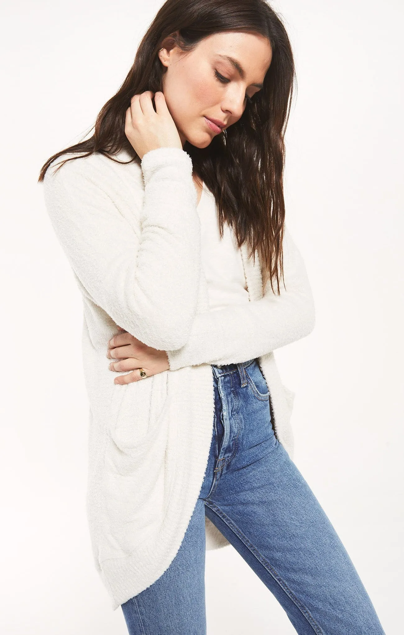 Z Supply Women's Kaye Feather Cardigan