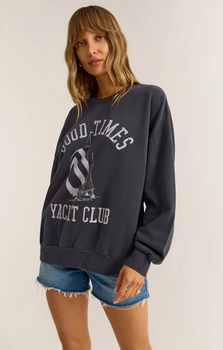 Z Supply Yacht Club Sunday Sweatshirt