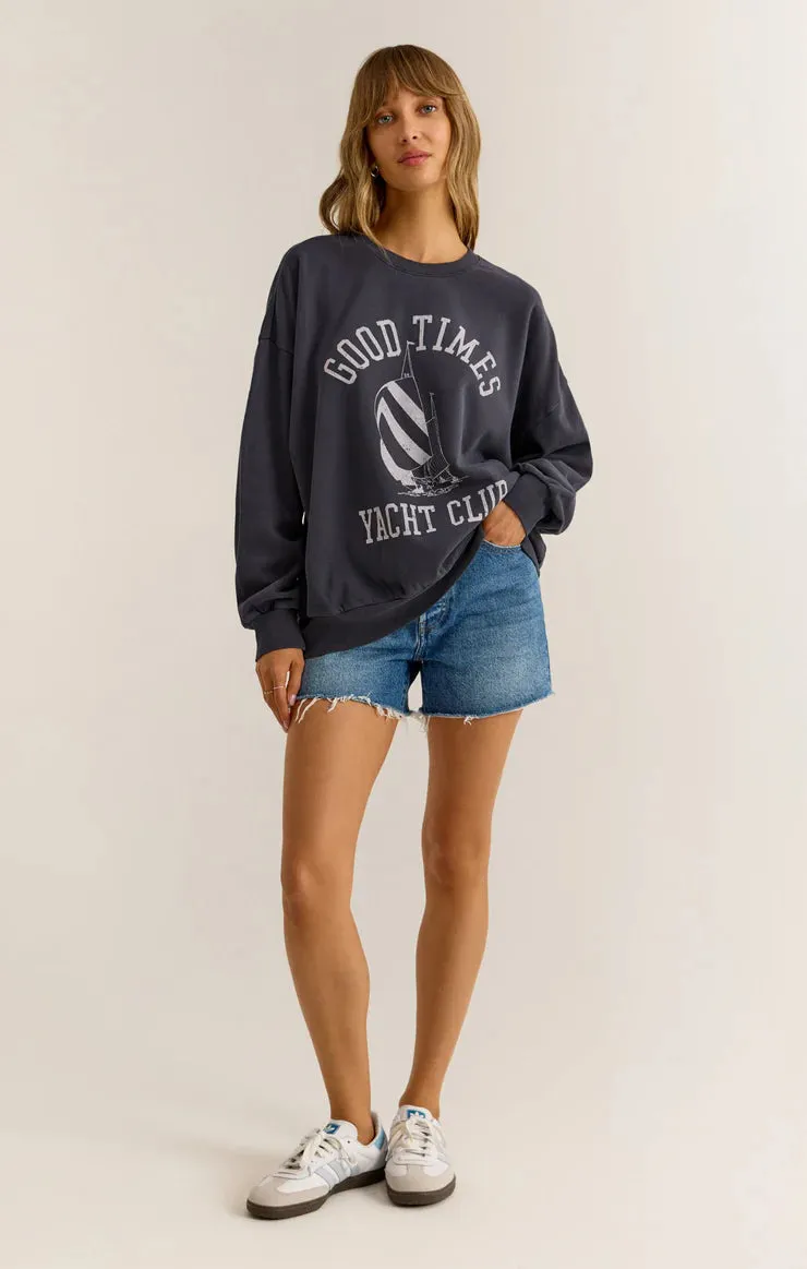 Z Supply Yacht Club Sunday Sweatshirt