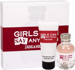 ZADIG & VOLTAIRE GIRLS CAN SAY ANYTHING (W) SET EDP 50 ml   SCENTED BODY LOTION 100 ml FR