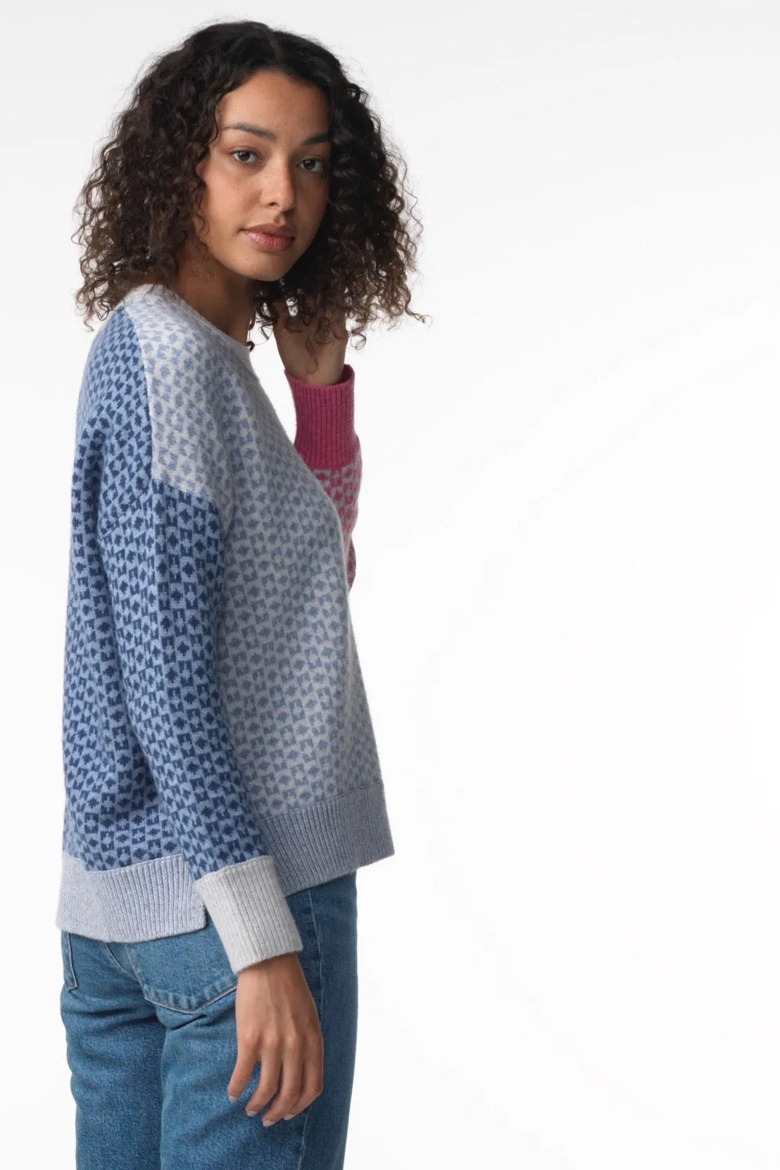 Zaket & Plover Fairisle Sweater with Snood