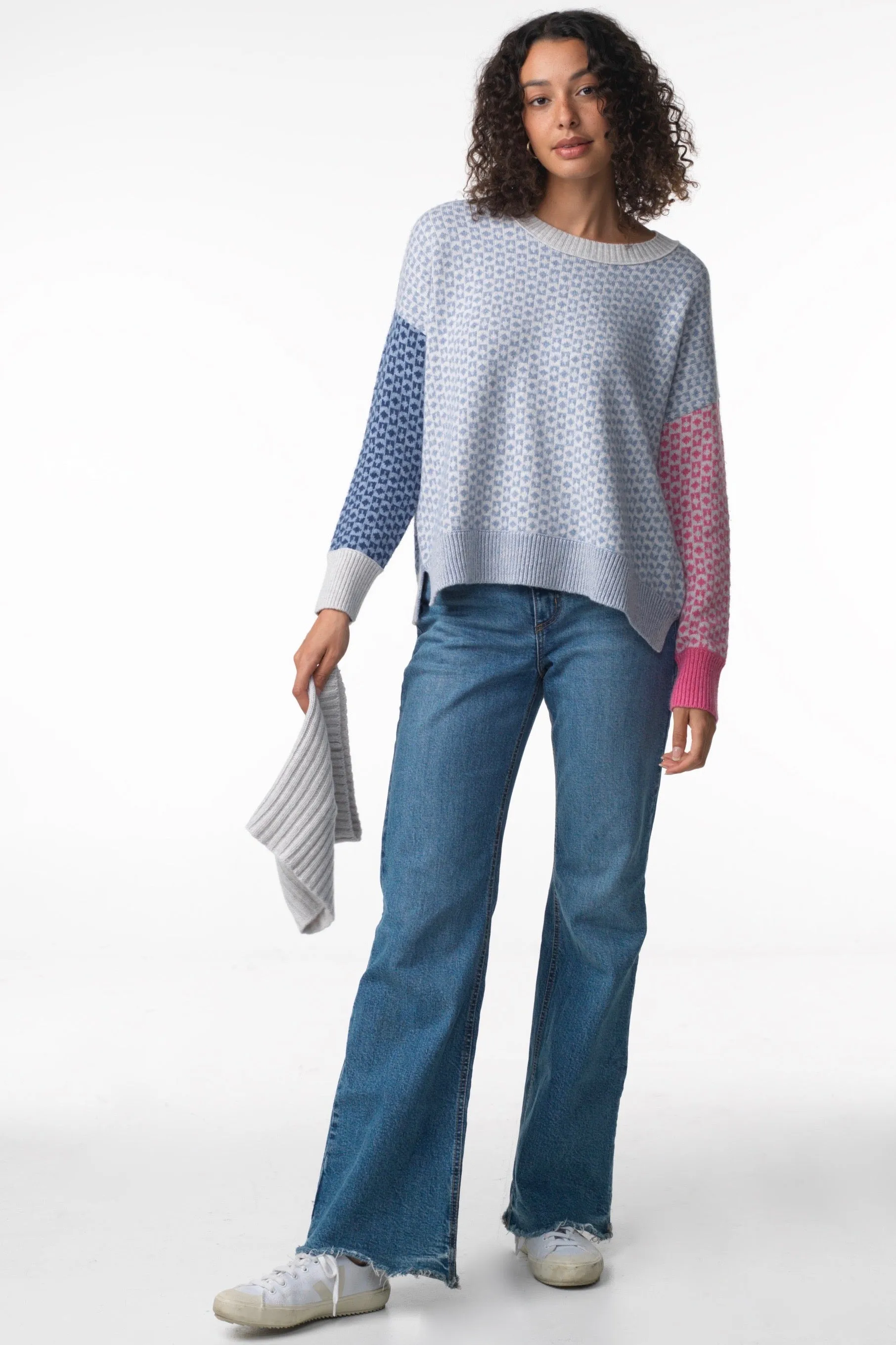 Zaket & Plover Fairisle Sweater with Snood