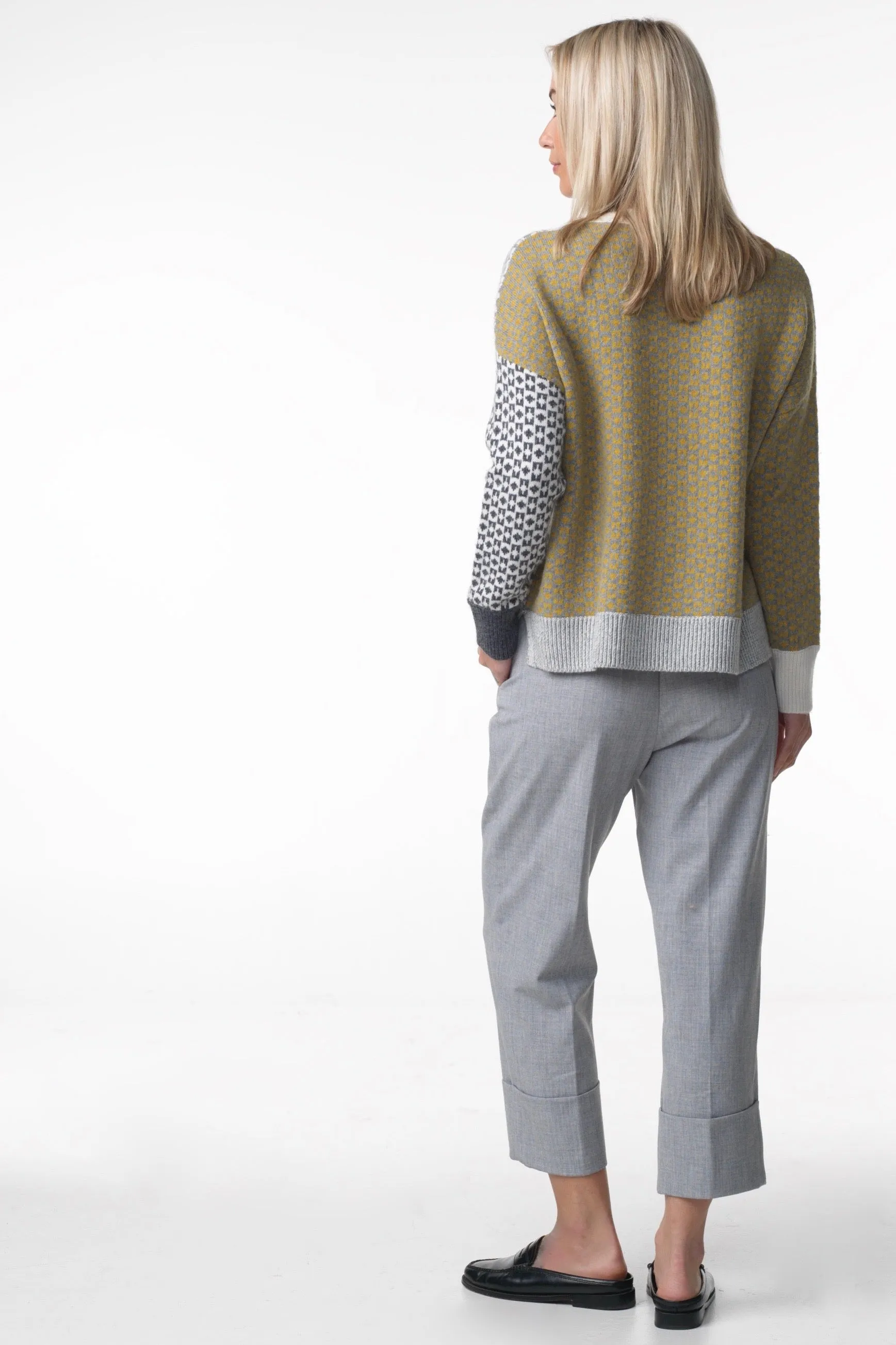 Zaket & Plover Fairisle Sweater with Snood