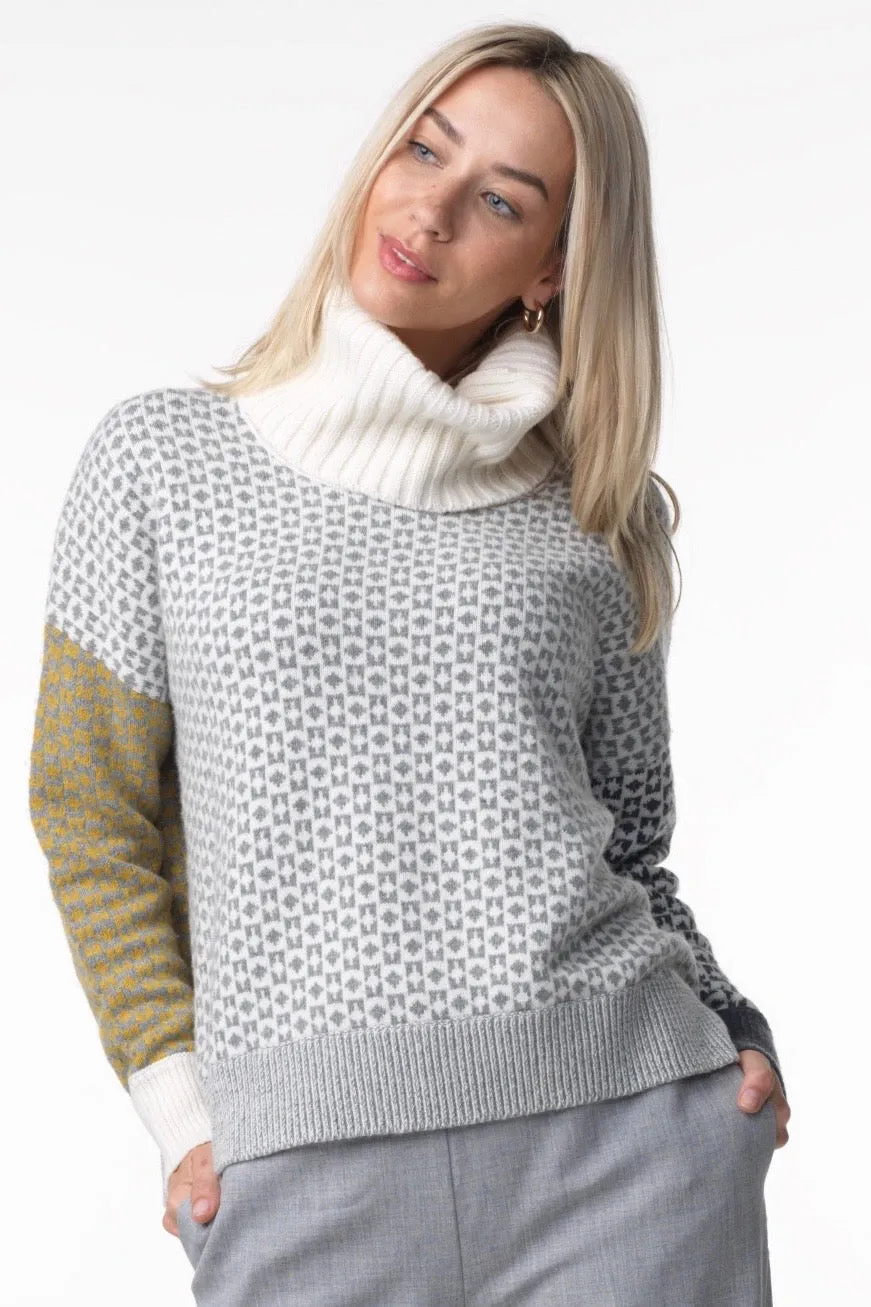 Zaket & Plover Fairisle Sweater with Snood